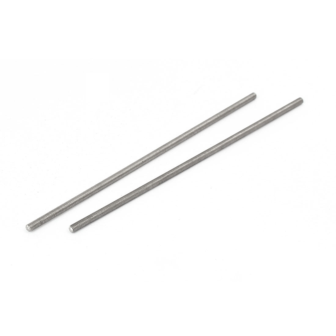 uxcell Uxcell M3 x 120mm 0.5mm Pitch 304 Stainless Steel Fully Threaded Rods Hardware 10 Pcs