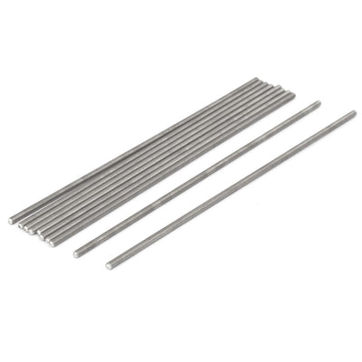 uxcell Uxcell M3 x 140mm 0.5mm Pitch 304 Stainless Steel Fully Threaded Rods Bar Studs 10 Pcs