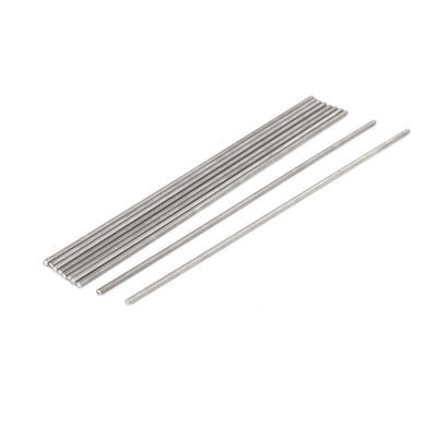 uxcell Uxcell M3 x 180mm 0.5mm Pitch 304 Stainless Steel Fully Threaded Rods Bar Studs 10 Pcs