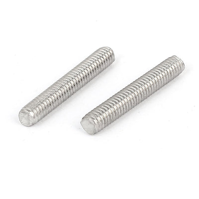 Harfington Uxcell M4 x 25mm 304 Stainless Steel Fully Threaded Rod Bar Studs Hardware 50 Pcs