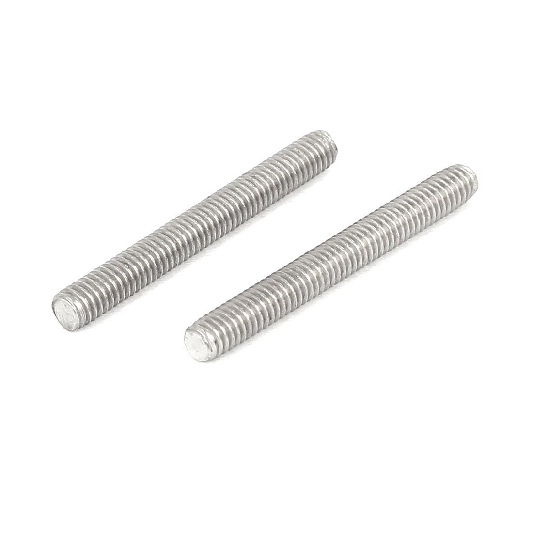 uxcell Uxcell M4 x 35mm 304 Stainless Steel Fully Threaded Rod Bar Studs Hardware 50 Pcs