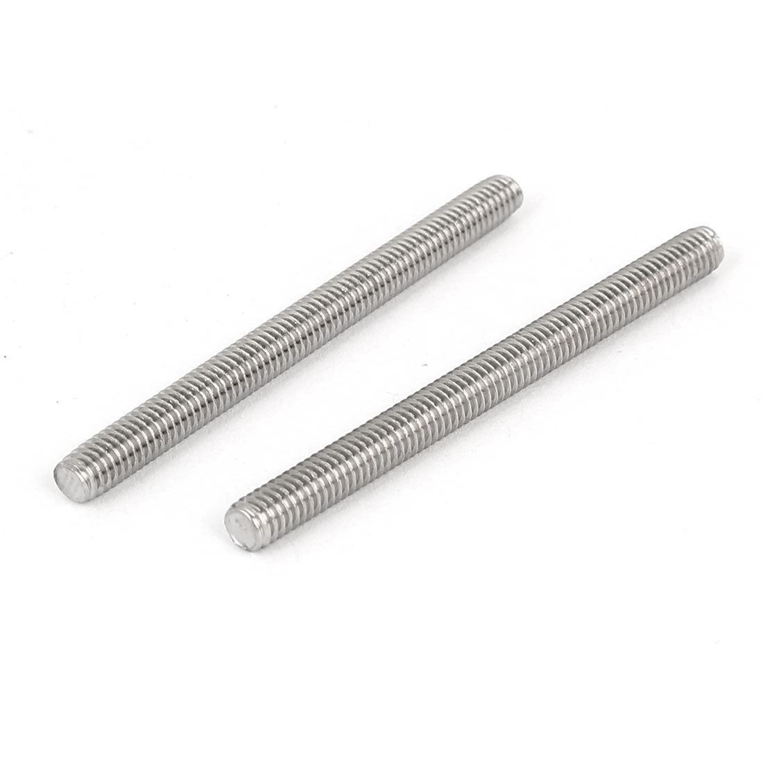 uxcell Uxcell M4 x 50mm 0.7mm Pitch 304 Stainless Steel Fully Threaded Rod Fasteners 20 Pcs