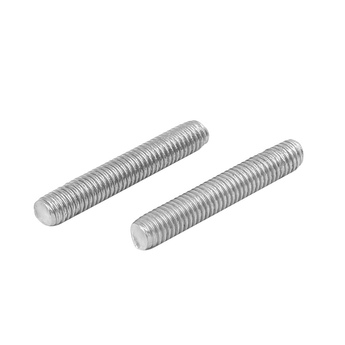 uxcell Uxcell M5 x 30mm 304 Stainless Steel Fully Threaded Rod Bar Studs Hardware 50 Pcs