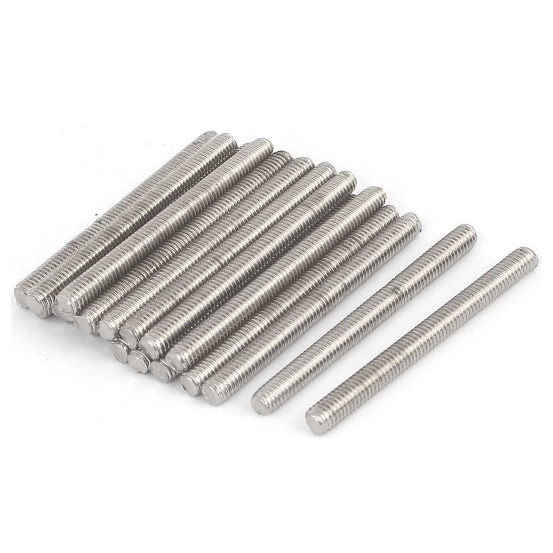 uxcell Uxcell M6 x 65mm 304 Stainless Steel Male Threaded Rod Bar Studs Hardware 20 Pcs