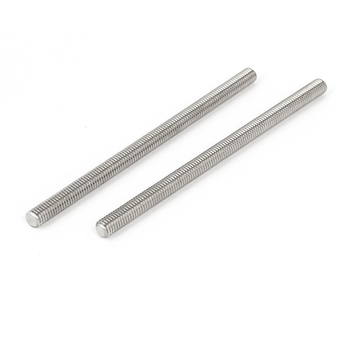 uxcell Uxcell M6 x 110mm 304 Stainless Steel Fully Threaded Rod Bar Studs Fastener 10 Pcs