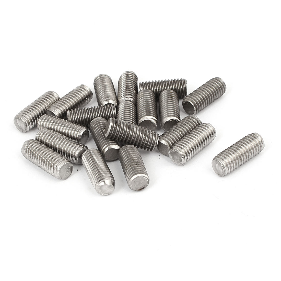 uxcell Uxcell M8 x 20mm 1.25mm Pitch 304 Stainless Steel Fully Threaded Rods Hardware 20 Pcs