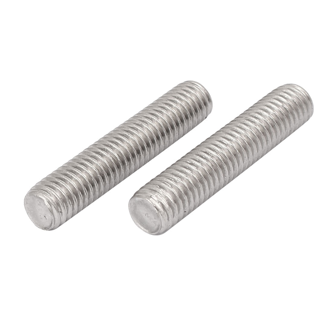 uxcell Uxcell M8 x 40mm 304 Stainless Steel Fully Threaded Rods Bar Studs Fasteners 50 Pcs