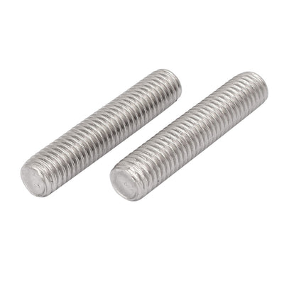 Harfington Uxcell M8 x 40mm 304 Stainless Steel Fully Threaded Rods Bar Studs Fasteners 50 Pcs