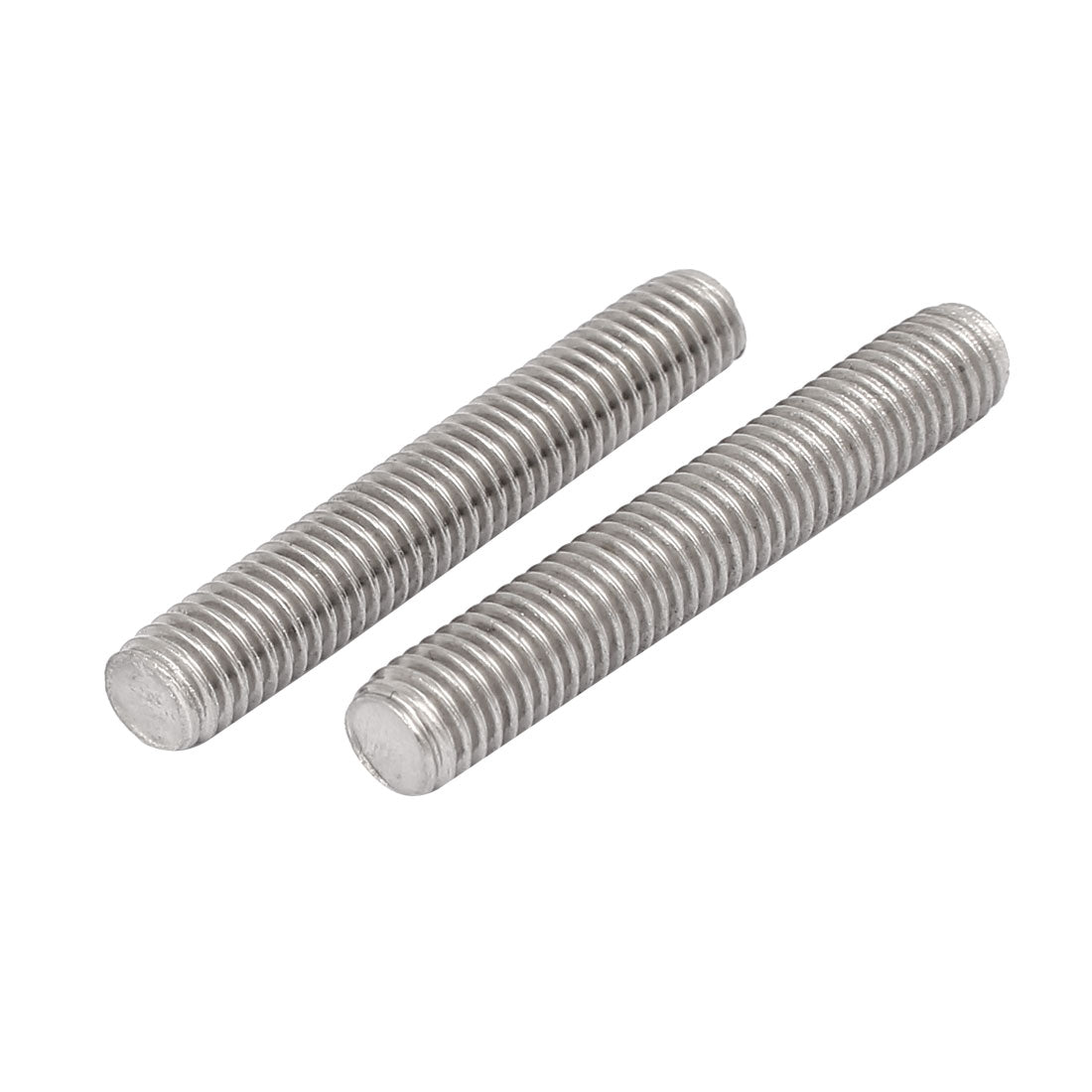 uxcell Uxcell M8 x 50mm 1.25mm Pitch 304 Stainless Steel Fully Threaded Rods Fasteners 20 Pcs