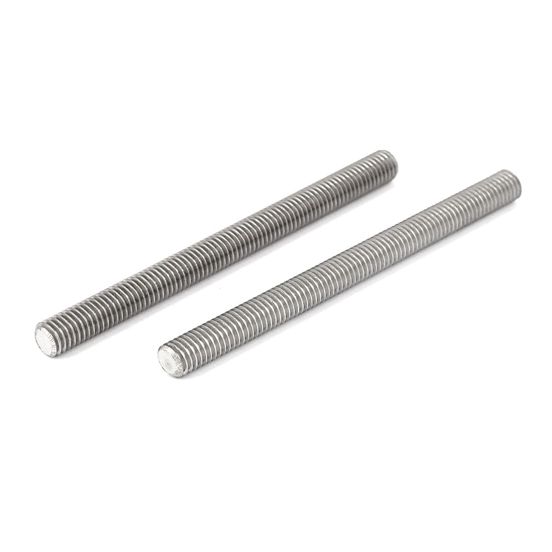 uxcell Uxcell M8 x 100mm 304 Stainless Steel Fully Threaded Rods Hardware Silver Tone 10 Pcs