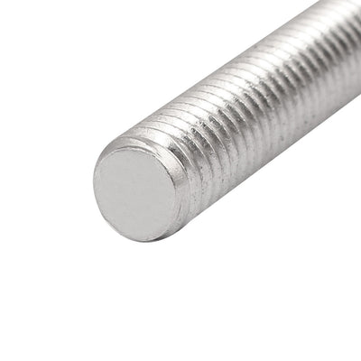 Harfington Uxcell M8 x 110mm 304 Stainless Steel Fully Threaded Rods Bar Studs Fasteners 5 Pcs