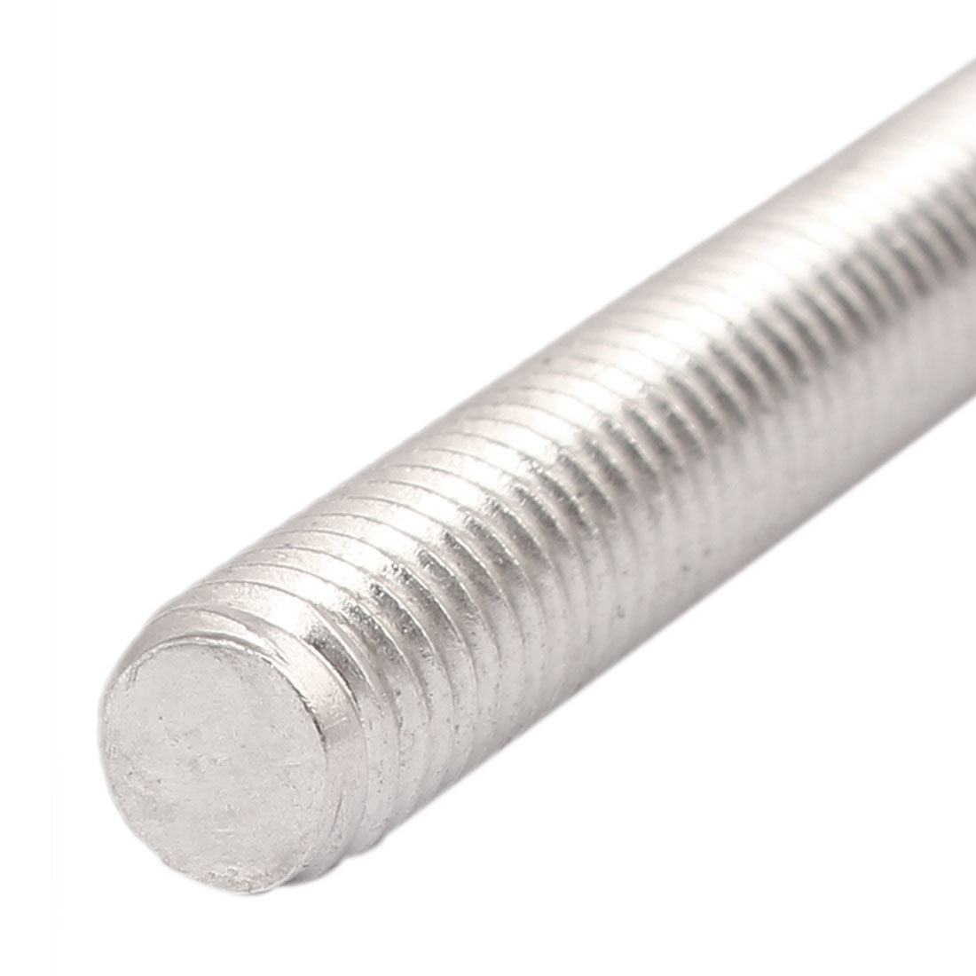 uxcell Uxcell M8 x 160mm 304 Stainless Steel Fully Threaded Rods Fasteners Silver Tone 5 Pcs