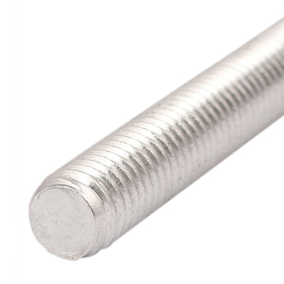 Harfington Uxcell M8 x 160mm 304 Stainless Steel Fully Threaded Rods Fasteners Silver Tone 5 Pcs