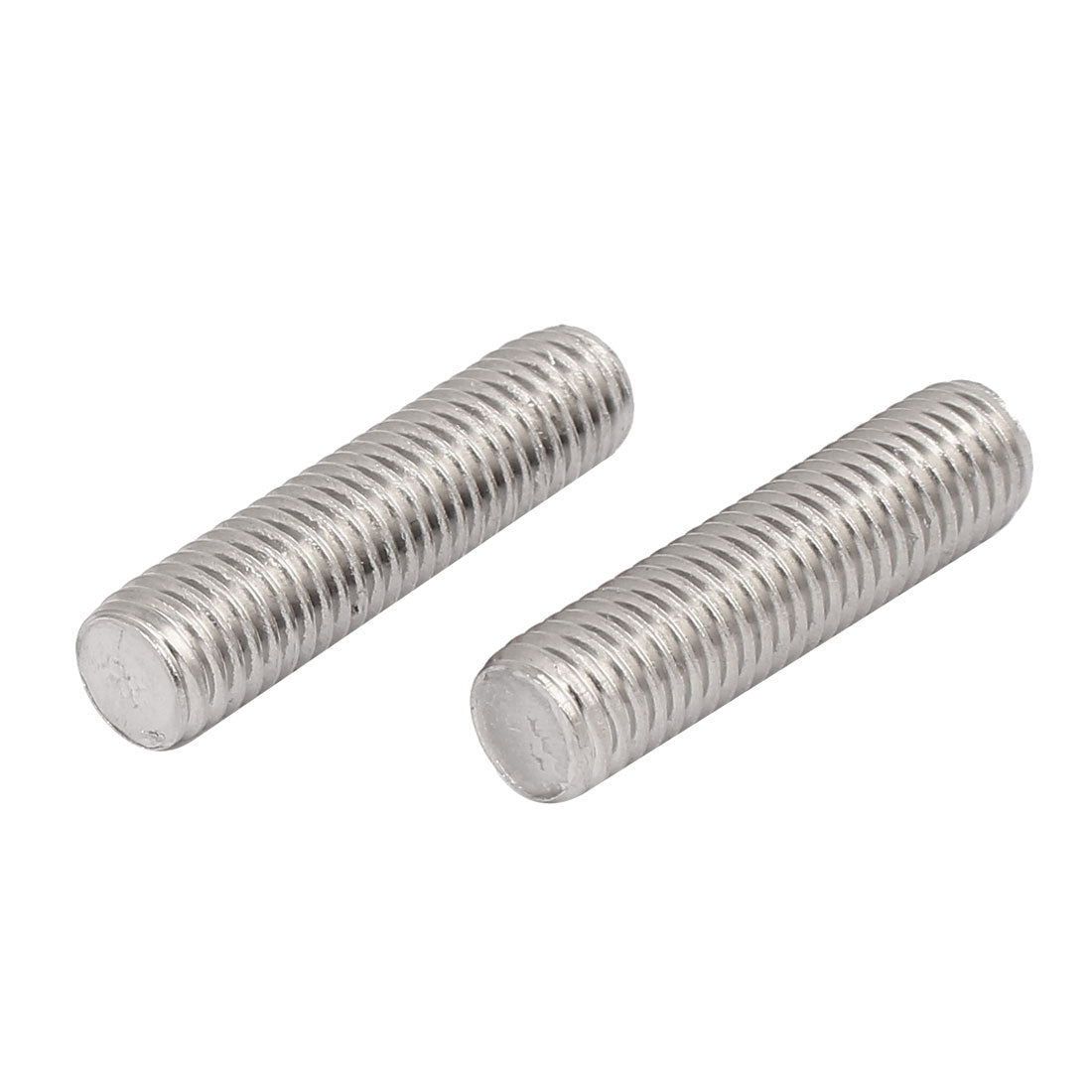 uxcell Uxcell 20Stk. 304 Edelstahl volle Gewindestange Hardware M10 x 40mm 1,5mm Gewindestange de