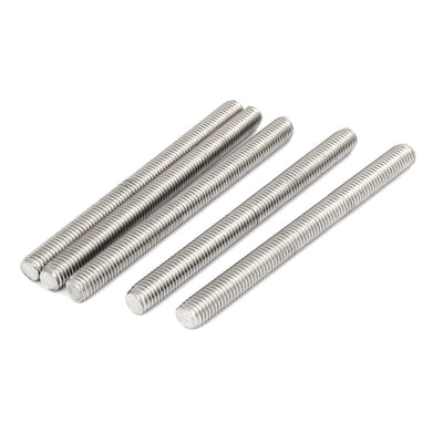 uxcell Uxcell M10 x 120mm 1.5mm Pitch 304 Stainless Steel Fully Threaded Rods Hardware 5 Pcs