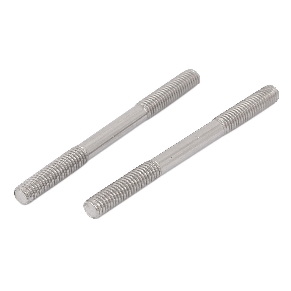 uxcell Uxcell 20 Stück Doppelend Gewindestift Schraube Ersatz M5x60mm aus 304 Edelstahl