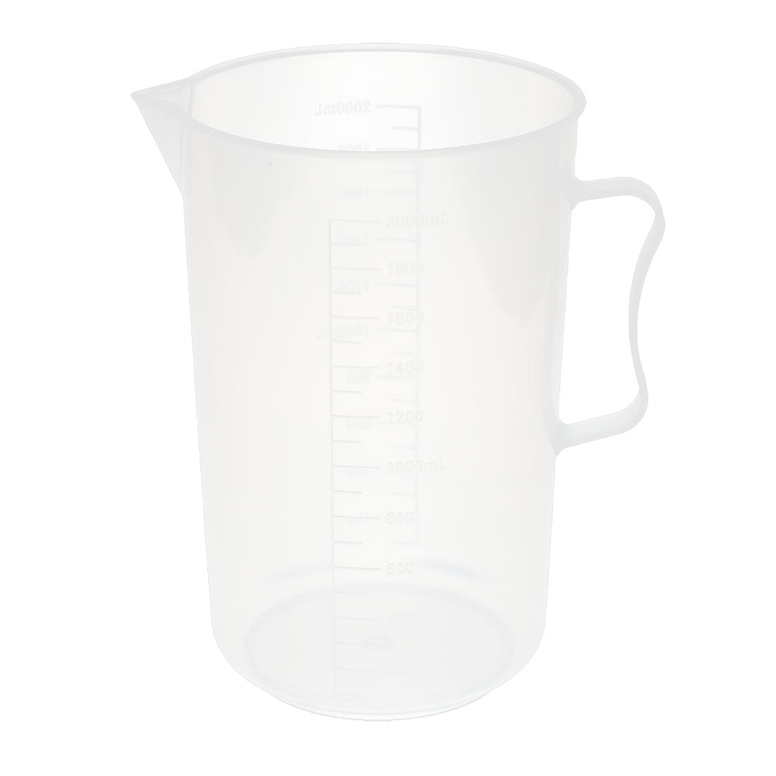 uxcell Uxcell Kitchen Labotary 2000mL Plastic Measuring Cup Jug Pour Spout Container