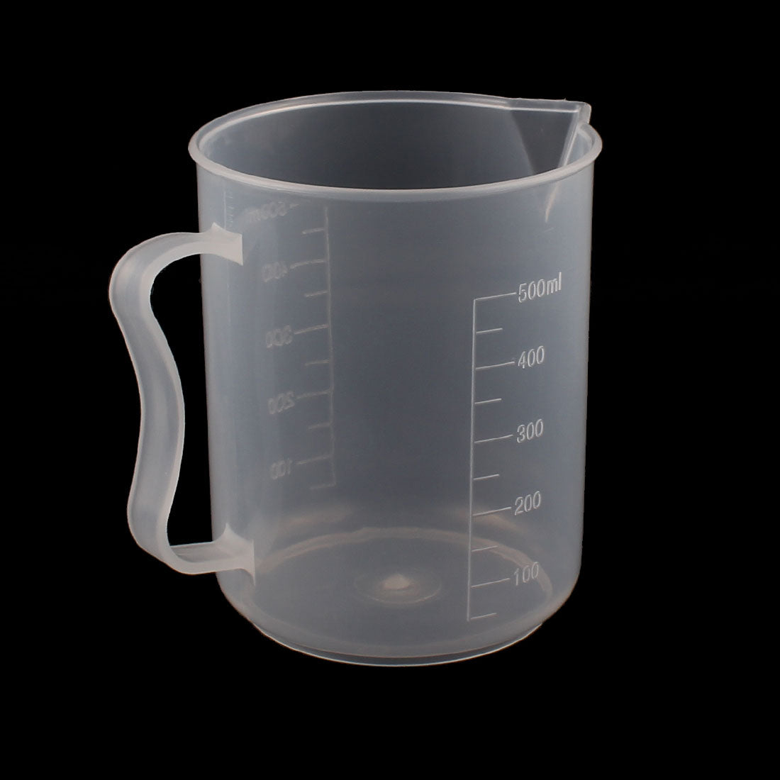 uxcell Uxcell Kitchen Labotary 500mL Plastic Measuring Cup Jug Pour Spout Container