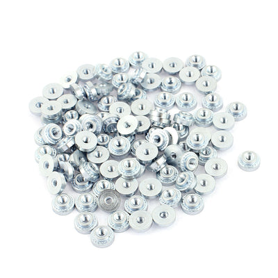 Harfington Uxcell M2-2 Knurled Metal Self Clinching Nut Fastener 100pcs for 1.4mm Thick Thin Plate