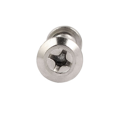 Harfington Uxcell M8x30mm Metal Phillips Countersunk Head Screw Bolts Dowel Barrel Nuts 10 Pcs