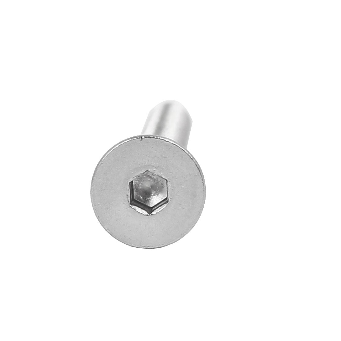 uxcell Uxcell 5Stk M4x60mm 316 Edelstahl Flatte Kopf Hexon Steckdose Schraube Bohrer Fastener de