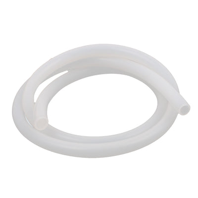 Harfington Uxcell 8mm x 11mm Silicone Translucent Tube Water Air Pump Hose Pipe 1 Meter 3.3Ft Long