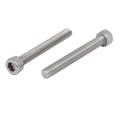 Harfington Uxcell 12Stück M6x50mm Gewinde 304 Edelstahl Innensechskantkappe Schraubenbolzen DIN912 DE de