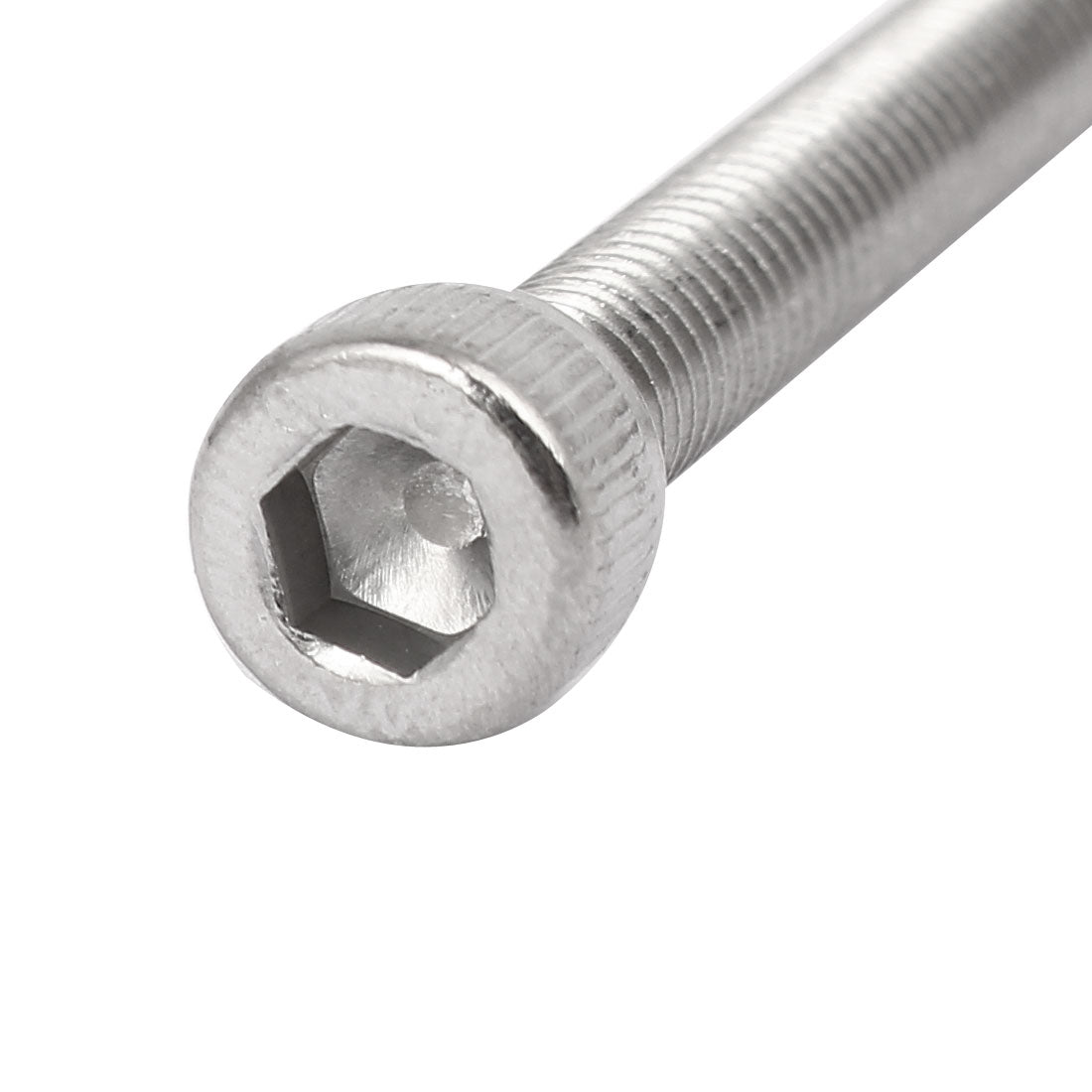 uxcell Uxcell M6 x 70mm Thread 304 Stainless Steel Hex Socket Head Cap Screw Bolt DIN912 12pcs