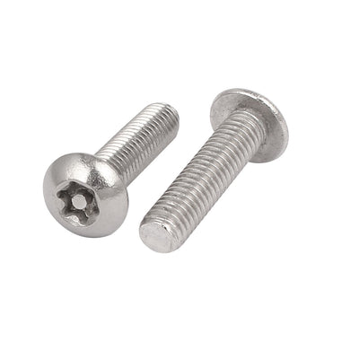 Harfington Uxcell M5x20mm 304 Stainless Steel Button Head Torx Security Tamper Proof Screws 20pcs