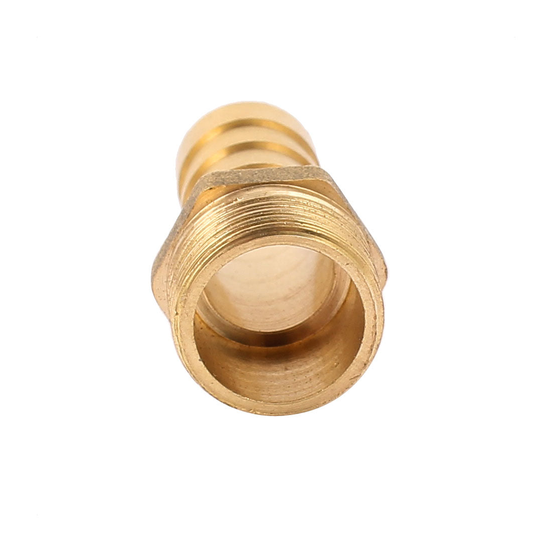 uxcell Uxcell Brass 3/8BSP Male Thread to 12mm Hose Barb Straight Fitting Adapter Coupler