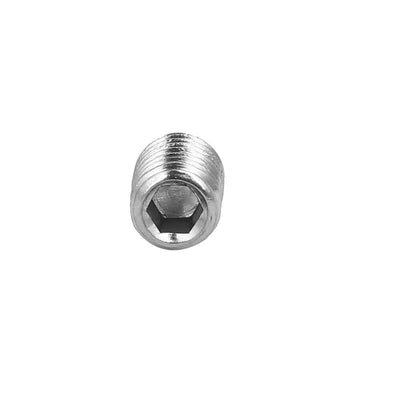 Harfington Uxcell M6x10mm 316 Stainless Steel Hex Socket Cup Point Grub Set Screws 20pcs