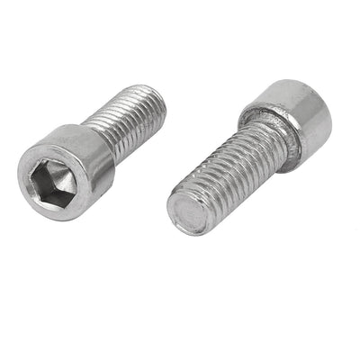 Harfington Uxcell 10Stück M8x20mm 304 Edelstahl Völlig Gewinde Innensechskantkopf Schrauben Bolzen DE de