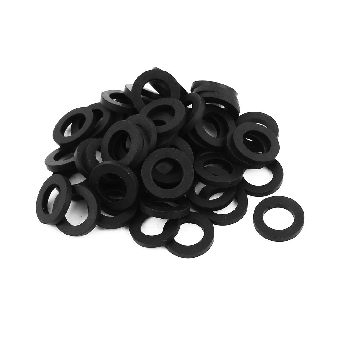 uxcell Uxcell 13 x 21 x 3mm O-Ring Hose Gasket Flat Rubber  Lot for  Grommet 50pcs