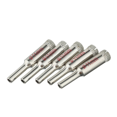 Harfington Uxcell Diamond Coated Glass Hole Saw Drills Bits for Ceramic Tile