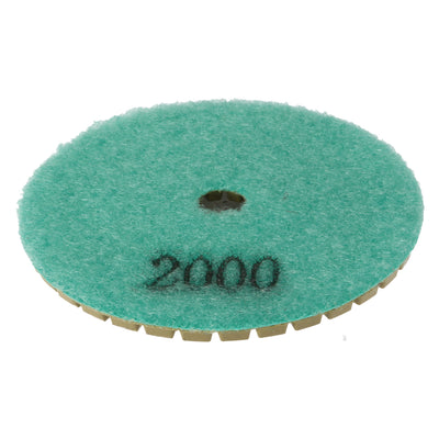 Harfington Uxcell 3-inch Diamond Wet Polishing Pad Disc Grit 2000 10pcs for Granite Stone Concrete