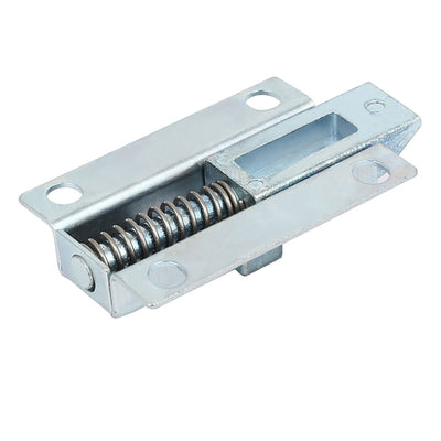 Harfington Uxcell 50mm 2" Length Metal Spring Loaded Barrel Bolt Door Latch Lock Silver Tone