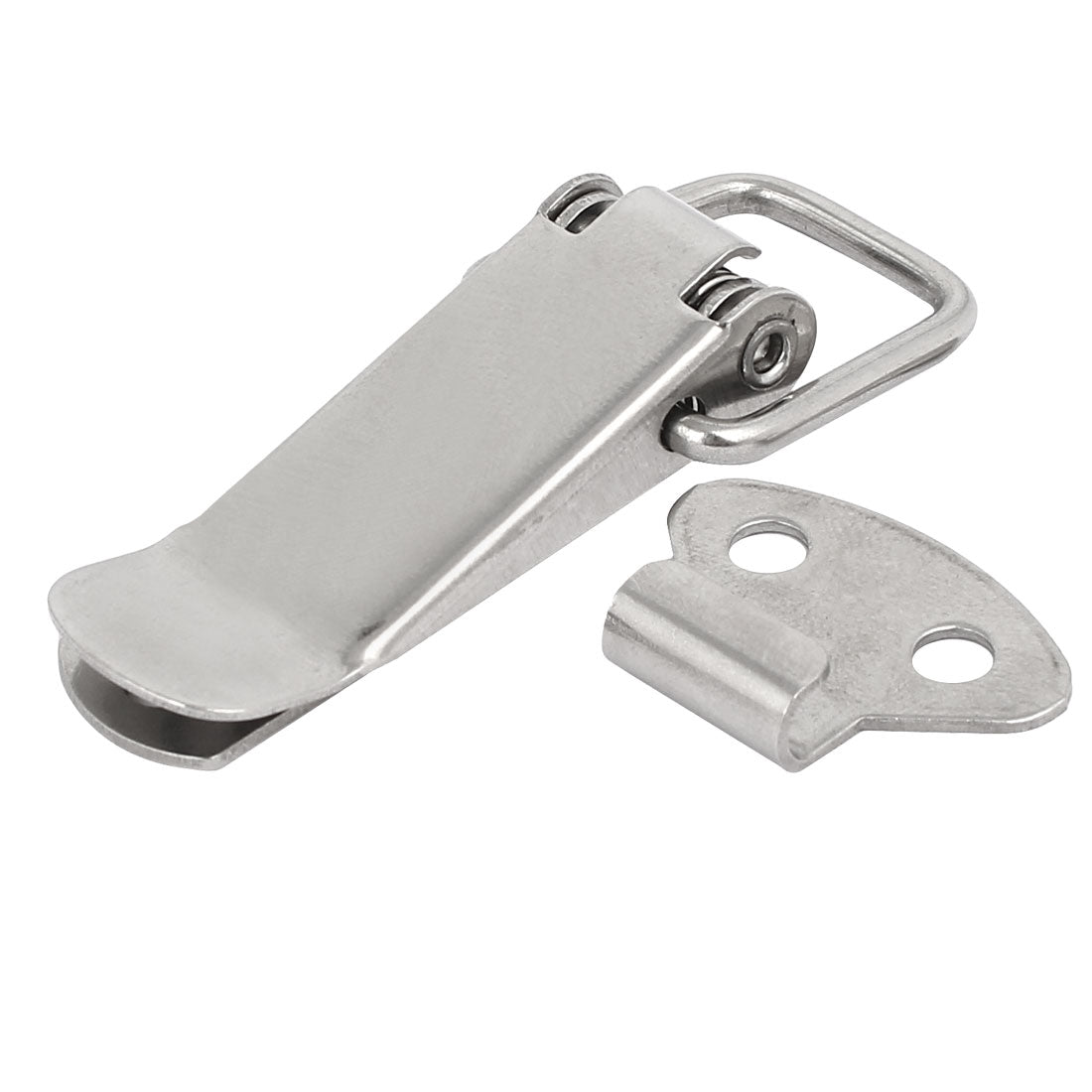 uxcell Uxcell 3-inch 201 Stainless Steel Spring Loaded Toggle Latch Catch for Box Chest Trunk