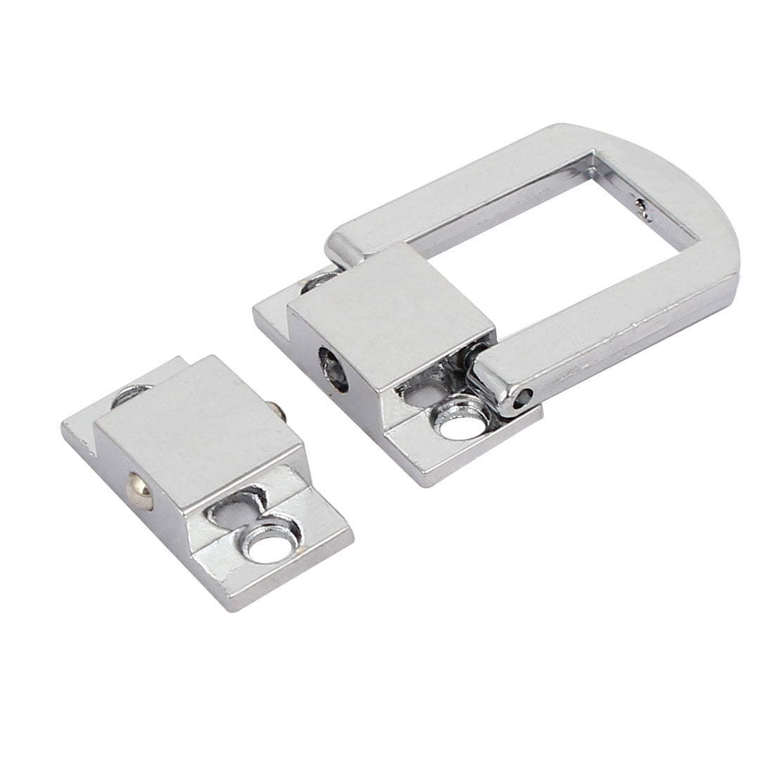 uxcell Uxcell Wooden Case Toolbox Alloy Toggle Latches Hasp Lock Silver Tone 24x20x6mm 2pcs