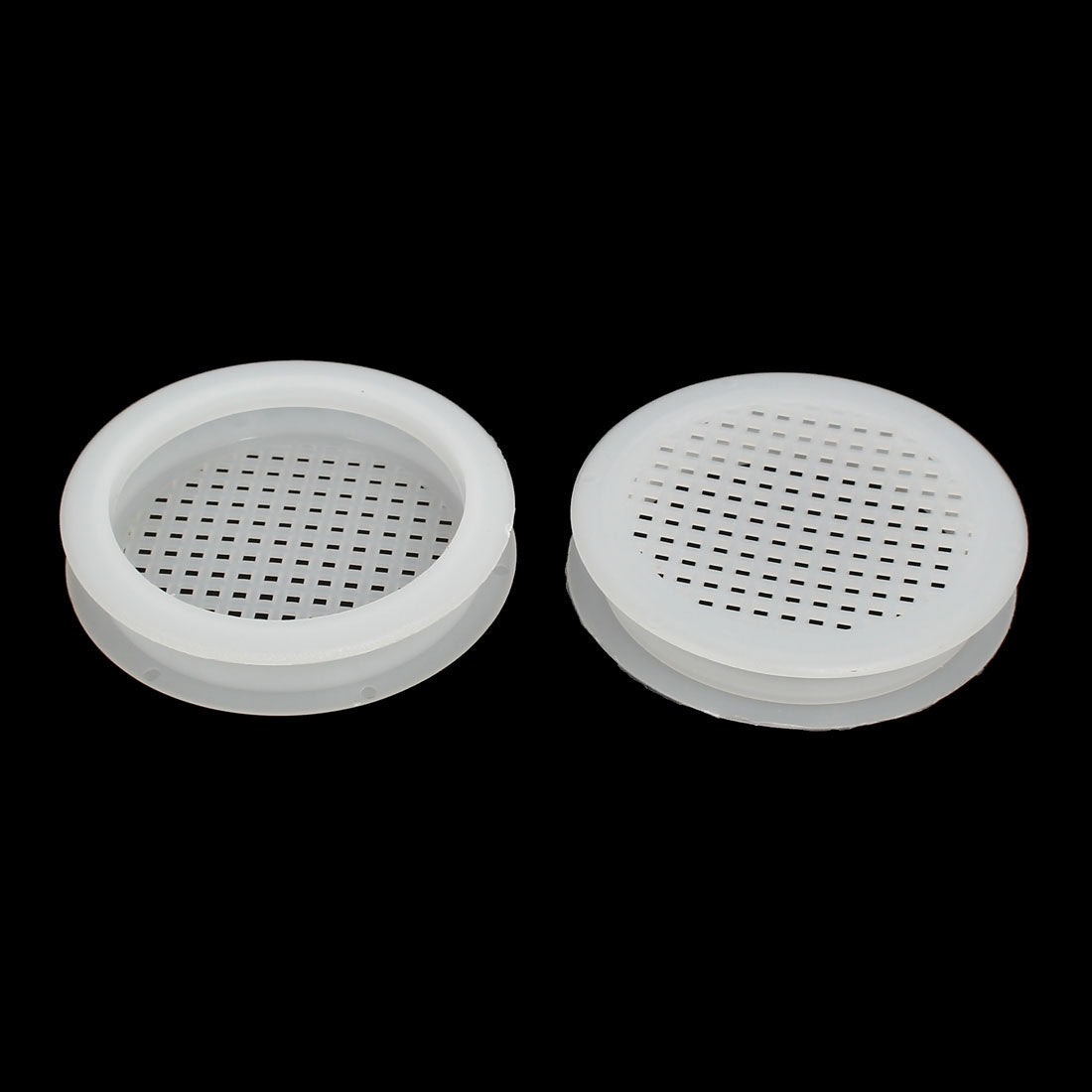 uxcell Uxcell Furniture Cupboard Plastic Round Perforated Mesh Air Vents Louver Ventilation 10mm 15pcs