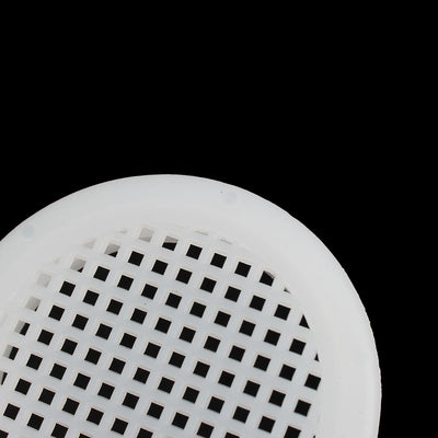 Harfington Uxcell Furniture Cupboard Plastic Round Perforated Mesh Air Vents Louver Ventilation 10mm 15pcs