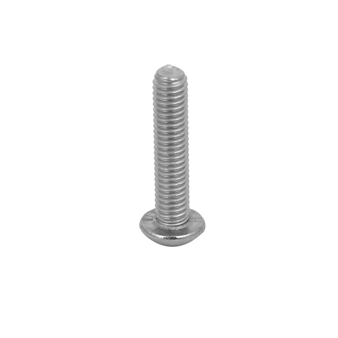 uxcell Uxcell M3x14mm 304 Stainless Steel Button Head Hex Socket Cap Screws Fastener 60pcs