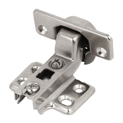 Harfington Uxcell 105mmx63mmx33mm Metal Concealed Self Close Inset Cabinet Door Hinges 2pcs