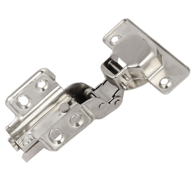 Harfington Uxcell 105mmx63mmx33mm Metal Concealed Self Close Inset Cabinet Door Hinges 2pcs