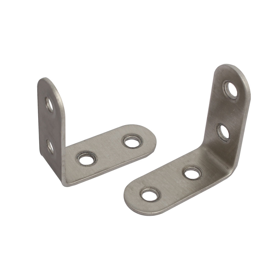 uxcell Uxcell 40mmx16mmx40mm L Shape Right Angle Stainless Steel Corner Bracket Brace 40pcs
