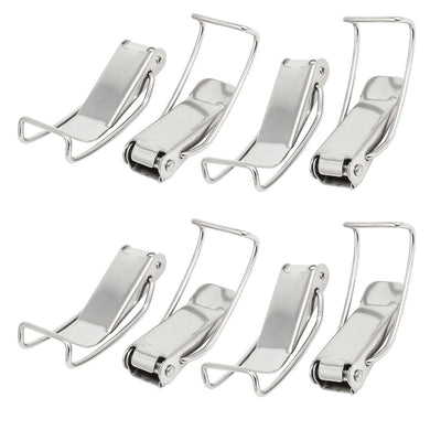 Harfington Uxcell Chest Box Stainless Steel Toggle Latches Catch Hasp Clamp 118x34x20mm 8pcs