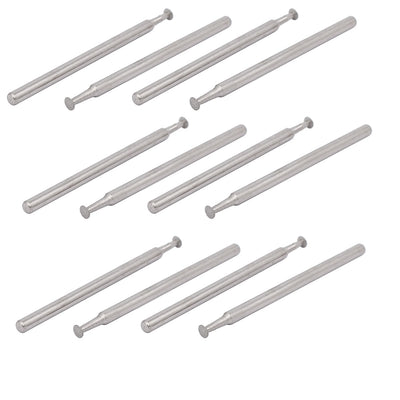 Harfington Uxcell 2.35mmx2.5mm Diamond Coated Disc Head Grinding Mandrel Mounted Points 12pcs