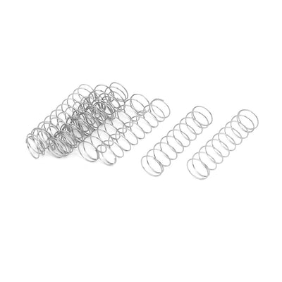 Harfington Uxcell 0.5mmx10mmx40mm 304 Stainless Steel Compression Springs 10pcs