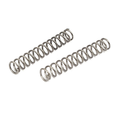 Harfington Uxcell 0.6mmx5mmx30mm 304 Stainless Steel Compression Springs 10pcs