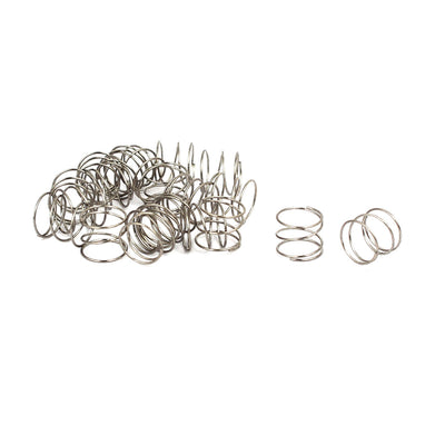 Harfington Uxcell 0.3mmx6mmx5mm 304 Stainless Steel Compression Springs 20pcs