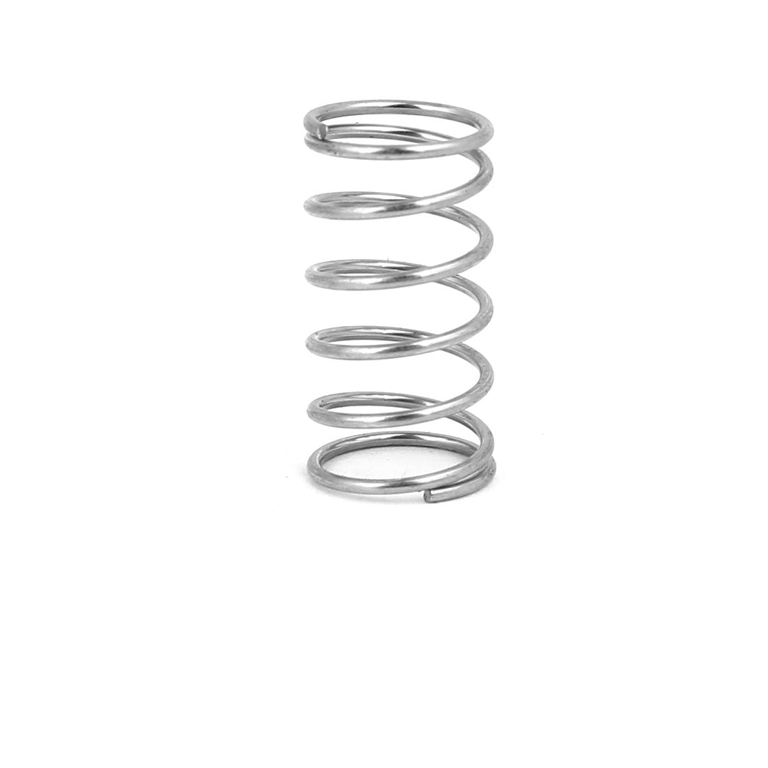 uxcell Uxcell 0.8mmx10mmx25mm 304 Stainless Steel Compression Springs Silver Tone 10pcs